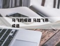 马飞的成语 马踏飞燕成语