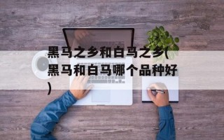 黑马之乡和白马之乡(黑马和白马哪个品种好)
