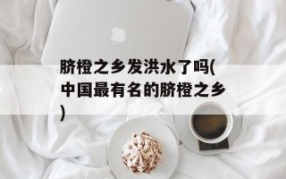 脐橙之乡发洪水了吗(中国最有名的脐橙之乡)