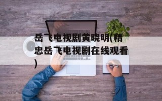 岳飞电视剧黄晓明(精忠岳飞电视剧在线观看)