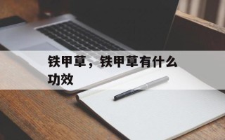 铁甲草，铁甲草有什么功效