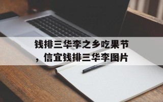 钱排三华李之乡吃果节，信宜钱排三华李图片