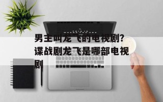 男主叫龙飞的电视剧？谍战剧龙飞是哪部电视剧