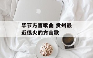 毕节方言歌曲 贵州最近很火的方言歌