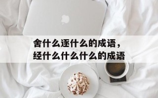 舍什么逐什么的成语，经什么什么什么的成语