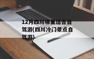 12月四川哪里适合自驾游(四川冷门景点自驾游)