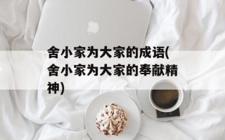 舍小家为大家的成语(舍小家为大家的奉献精神)