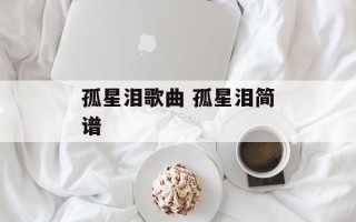 孤星泪歌曲 孤星泪简谱