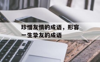 珍惜友情的成语，形容一生挚友的成语