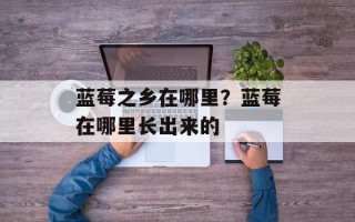 蓝莓之乡在哪里？蓝莓在哪里长出来的