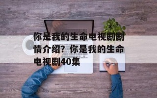 你是我的生命电视剧剧情介绍？你是我的生命电视剧40集