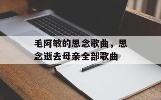 毛阿敏的思念歌曲，思念逝去母亲全部歌曲