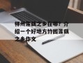 柳州莲藕之乡在哪？介绍一个好地方竹园莲藕之乡作文