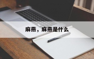 麻燕，麻燕是什么