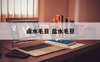 卤水毛豆 盐水毛豆