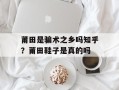 莆田是骗术之乡吗知乎？莆田鞋子是真的吗