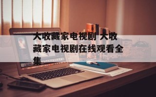大收藏家电视剧 大收藏家电视剧在线观看全集
