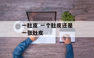 一肚皮 一个肚皮还是一张肚皮