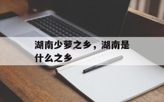 湖南少萝之乡，湖南是什么之乡
