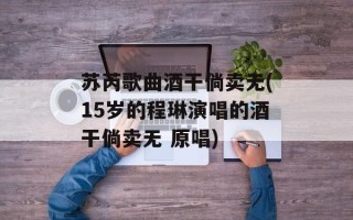 苏芮歌曲酒干倘卖无(15岁的程琳演唱的酒干倘卖无 原唱)