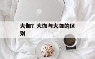 大伽？大伽与大咖的区别