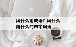 风什么雨成语？风什么雨什么的四字词语