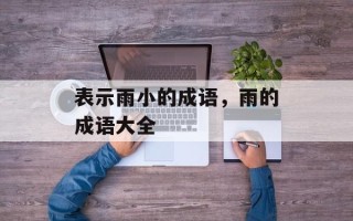 表示雨小的成语，雨的成语大全