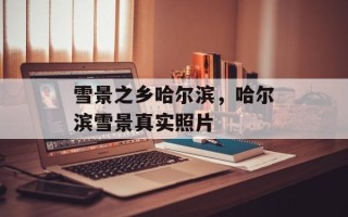 雪景之乡哈尔滨，哈尔滨雪景真实照片