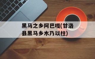 黑马之乡阿巴嘎(甘洛县黑马乡木乃以柱)