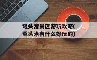 鼋头渚景区游玩攻略(鼋头渚有什么好玩的)