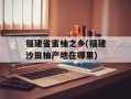 福建省蜜柚之乡(福建沙田柚产地在哪里)