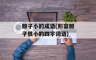 胆子小的成语(形容胆子很小的四字词语)