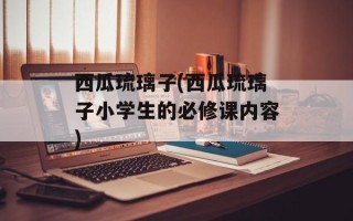 西瓜琉璃子(西瓜琉璃子小学生的必修课内容)