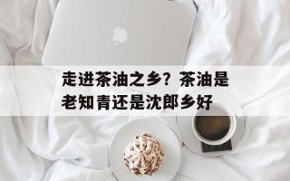 走进茶油之乡？茶油是老知青还是沈郎乡好