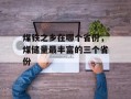 煤铁之乡在哪个省份，煤储量最丰富的三个省份