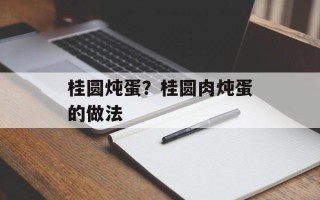桂圆炖蛋？桂圆肉炖蛋的做法