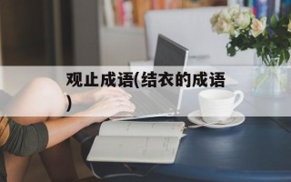 观止成语(结衣的成语)