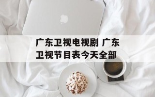 广东卫视电视剧 广东卫视节目表今天全部