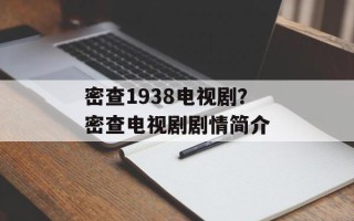 密查1938电视剧？密查电视剧剧情简介