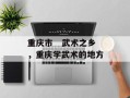 重庆市   武术之乡，重庆学武术的地方