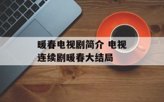 暖春电视剧简介 电视连续剧暖春大结局