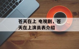 苍天在上 电视剧，苍天在上演员表介绍