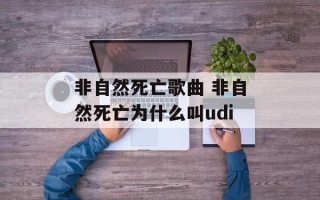 非自然死亡歌曲 非自然死亡为什么叫udi
