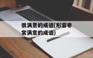 很满意的成语(形容非常满意的成语)