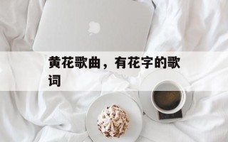 黄花歌曲，有花字的歌词