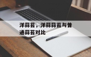 洋蒜苔，洋蒜蒜苔与普通蒜苔对比