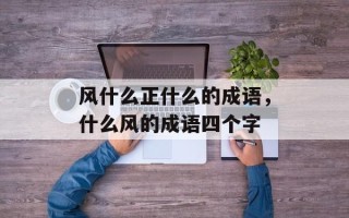 风什么正什么的成语，什么风的成语四个字