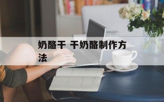奶酪干 干奶酪制作方法