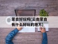蒙自好玩吗(云南蒙自有什么好玩的地方)