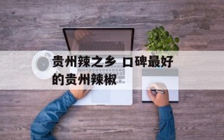 贵州辣之乡 口碑最好的贵州辣椒
